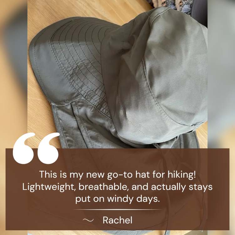 Wide Brim UV Protection Sun Hat with Adjustable Fit
