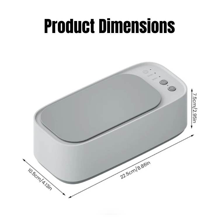 Ultrasonic Jewelry Cleaner for Rings, Necklaces, and Eyeglasses