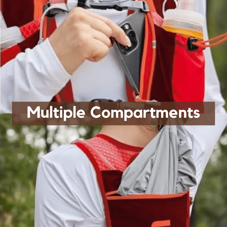 Ultra-Lightweight Hydration Running Vest with Reflective Strips