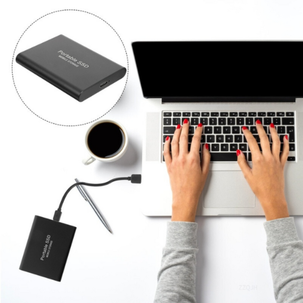 Portable 1TB External SSD with 1050 MB/s Speed