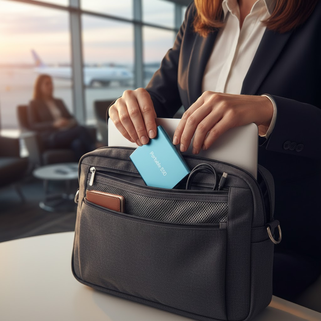 Portable 1TB External SSD with 1050 MB/s Speed