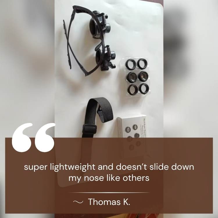 LED Magnifying Glasses with Interchangeable Lenses