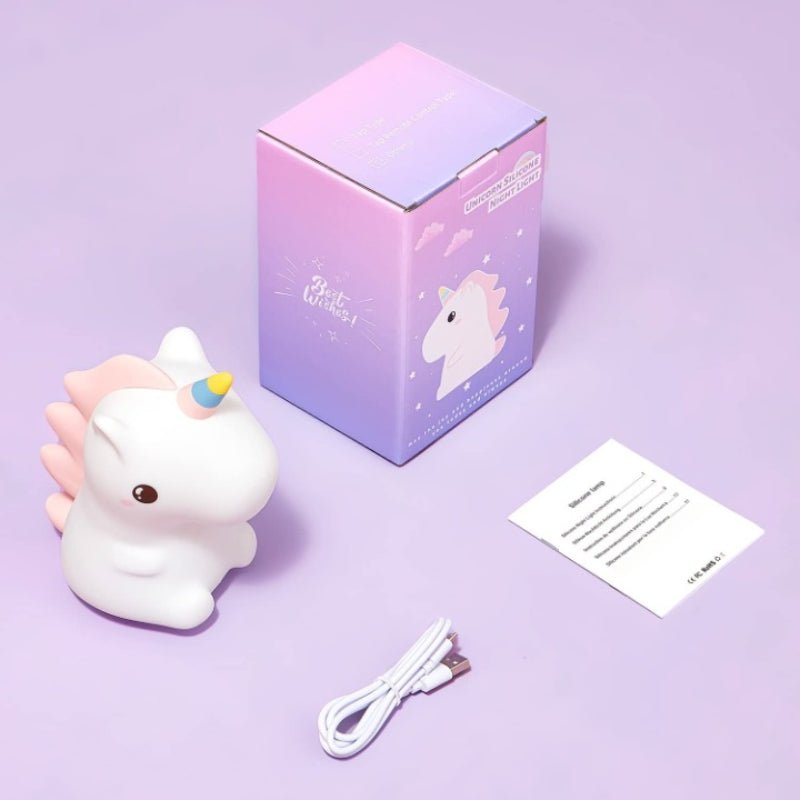 Unicorn Night Light with 16 Colors and Adjustable Brightness
