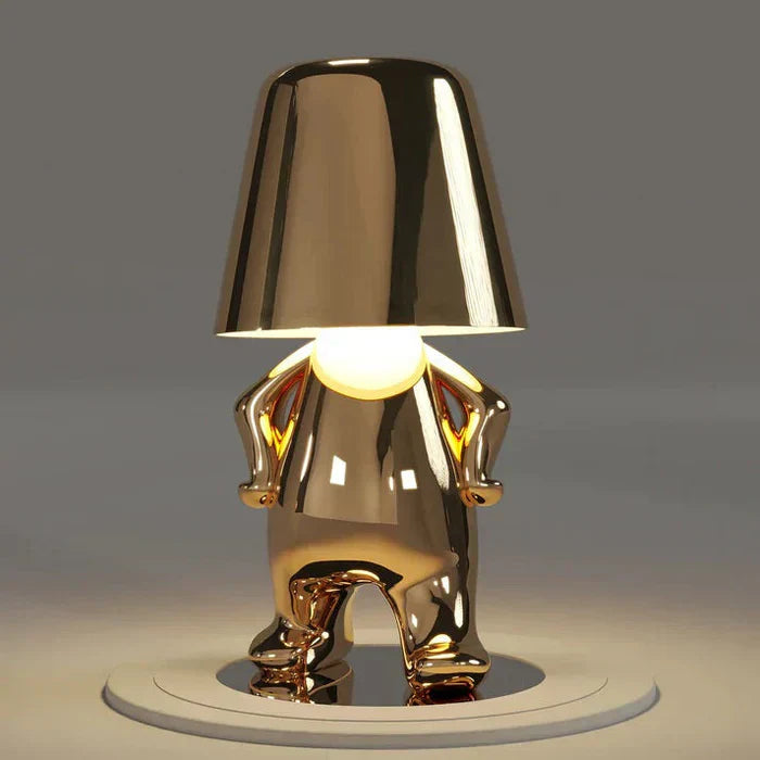 Rechargeable USB Table Lamp with Adjustable Brightness and Unique Design