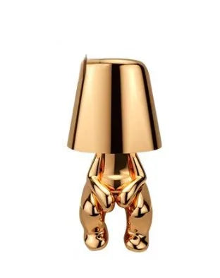 Rechargeable USB Table Lamp with Adjustable Brightness and Unique Design