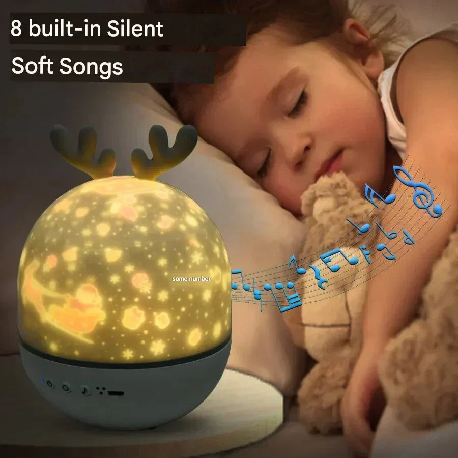 Star Projector Night Light with 6 Unique Patterns