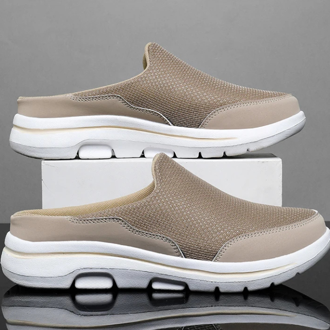 Men's Slip-On Comfort Sneakers with Cushioned Sole