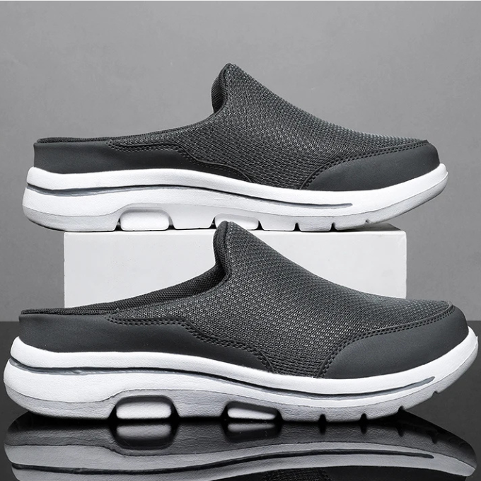 Men's Slip-On Comfort Sneakers with Cushioned Sole
