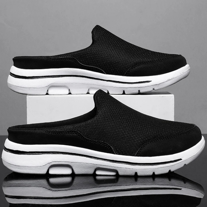 Men's Slip-On Comfort Sneakers with Cushioned Sole