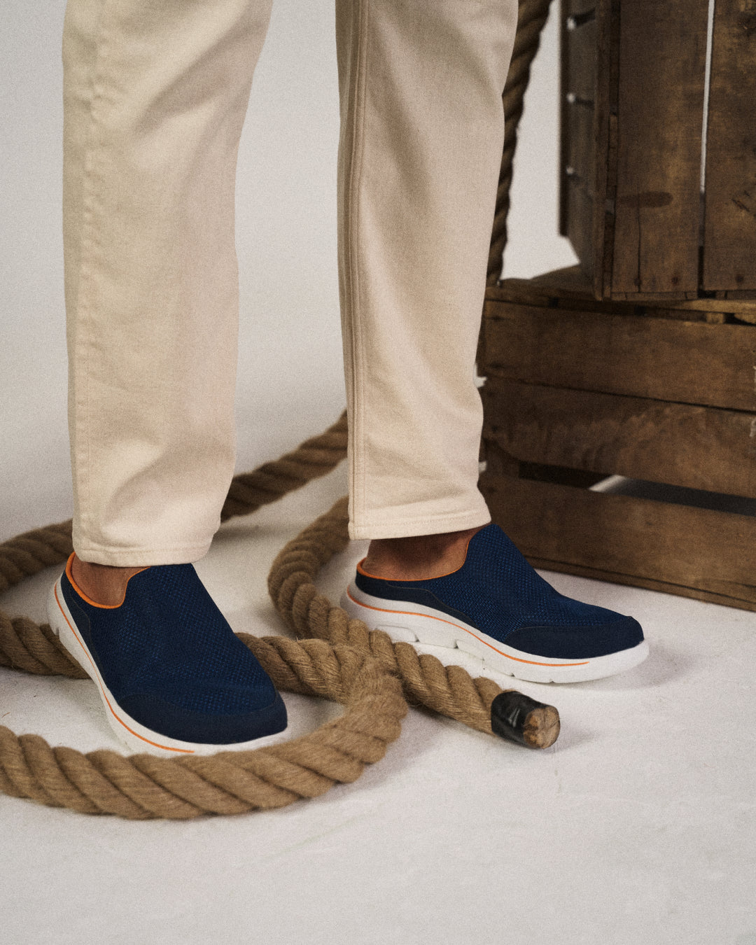 Men's Slip-On Comfort Sneakers with Cushioned Sole