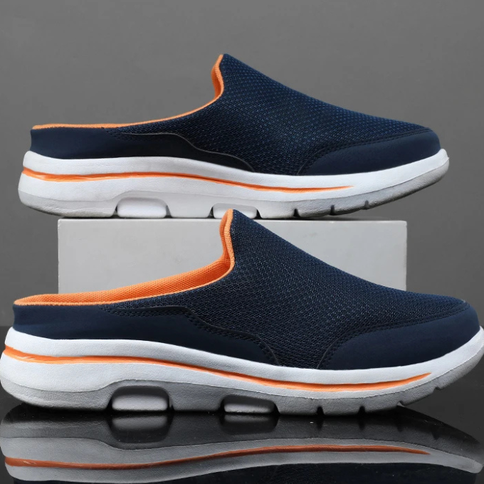 Men's Slip-On Comfort Sneakers with Cushioned Sole