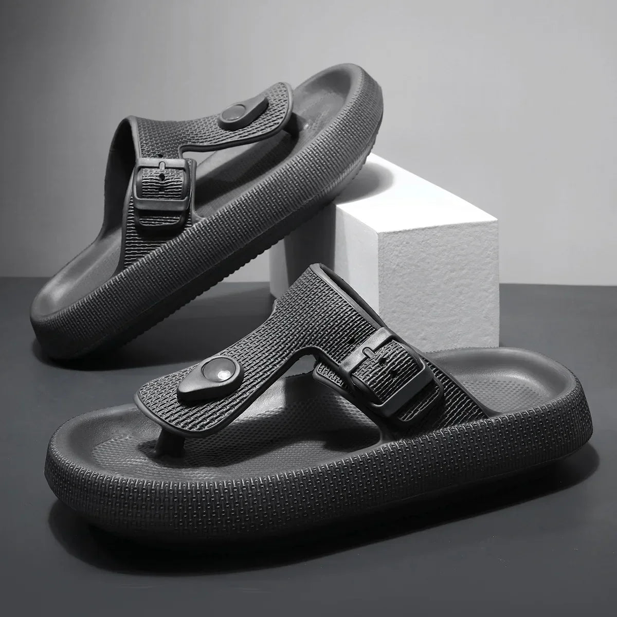Cushioned Unisex Slide Sandals with Secure Grip