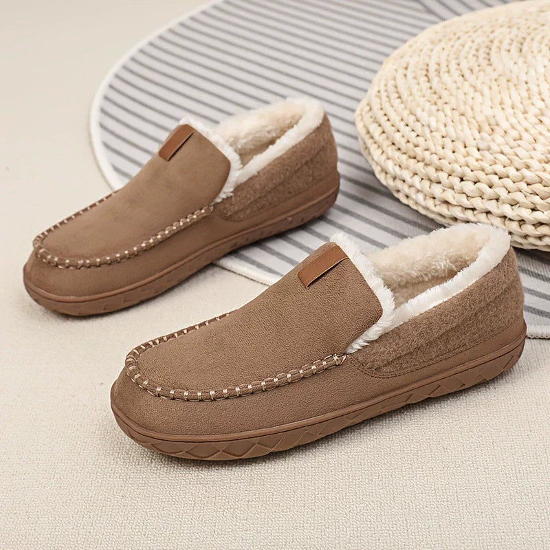 Men's Supportive Cozy Comfort Shoes with Cushioned Insole