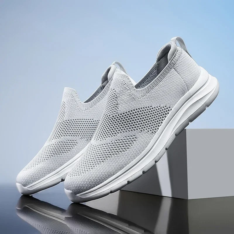 Unisex Breathable Knit Slip-On Sneakers