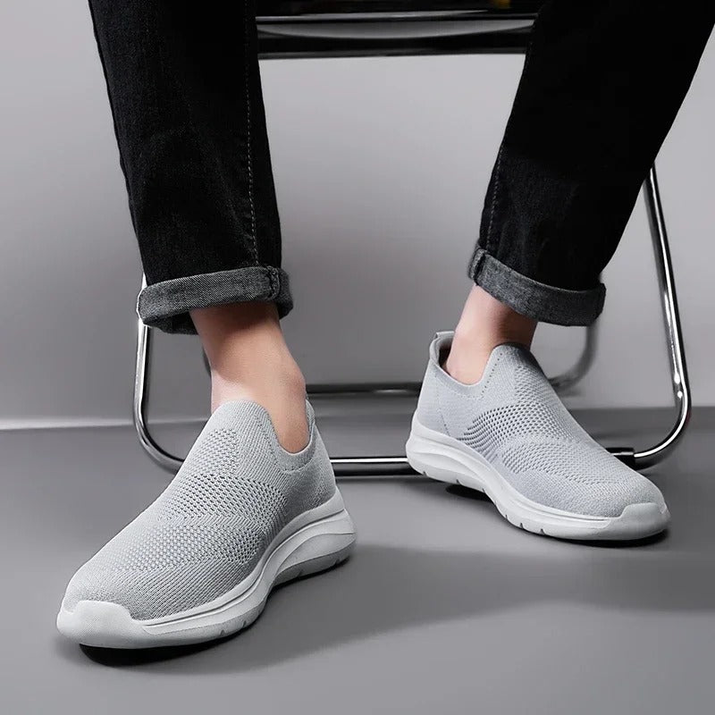 Unisex Breathable Knit Slip-On Sneakers