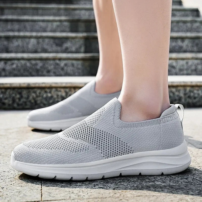 Unisex Breathable Knit Slip-On Sneakers