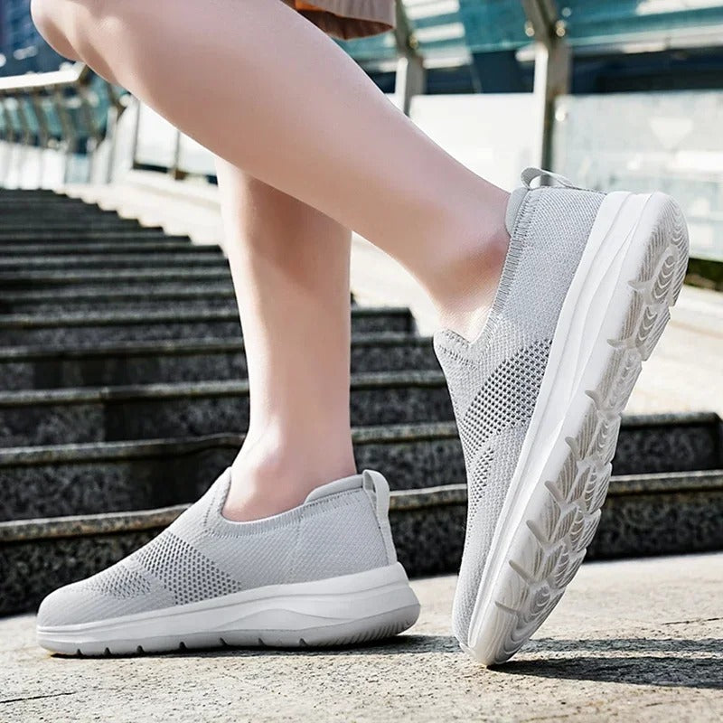 Unisex Breathable Knit Slip-On Sneakers