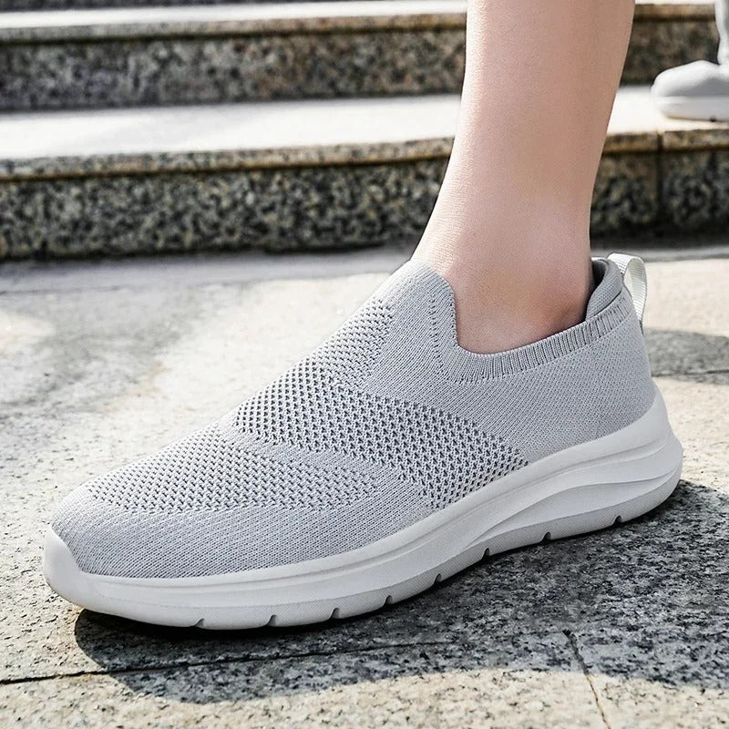Unisex Breathable Knit Slip-On Sneakers