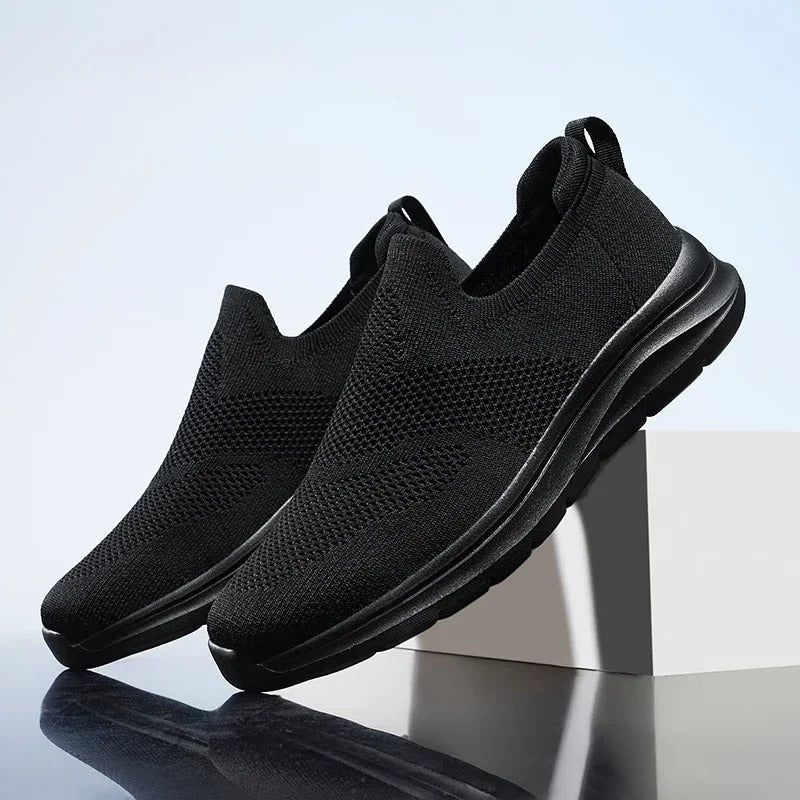 Unisex Breathable Knit Slip-On Sneakers