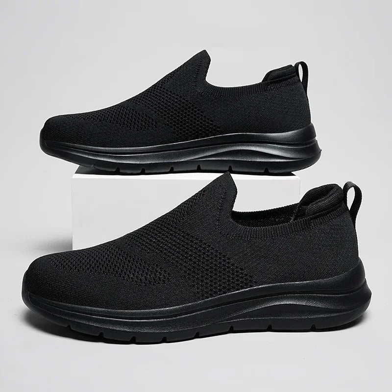 Unisex Breathable Knit Slip-On Sneakers