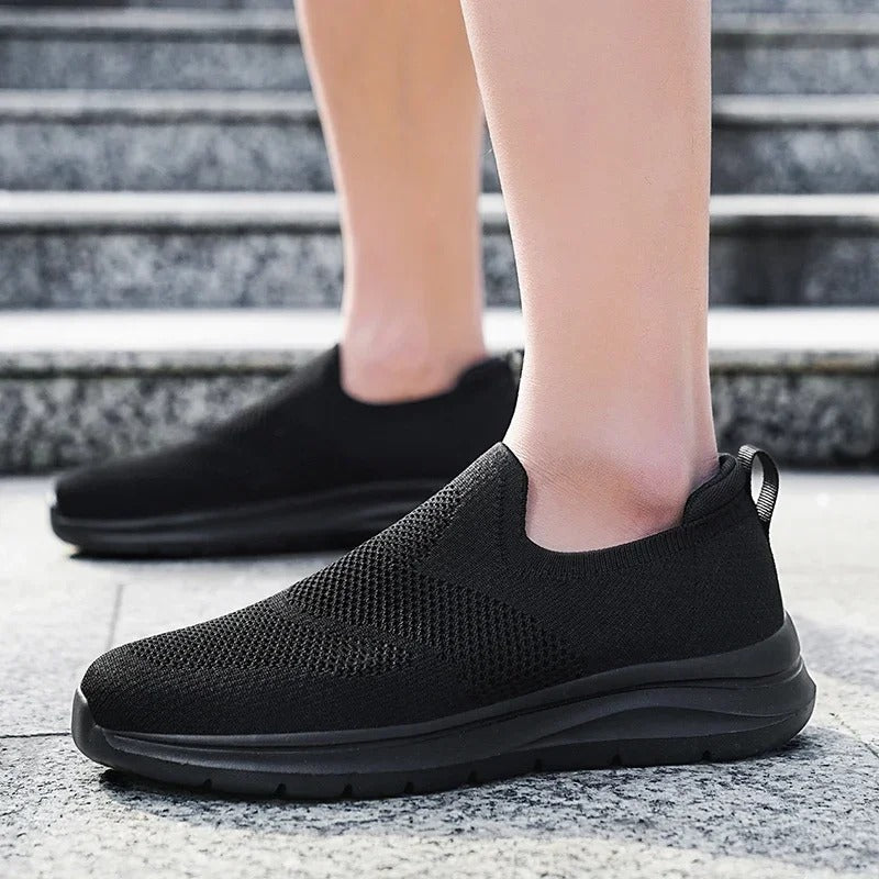 Unisex Breathable Knit Slip-On Sneakers