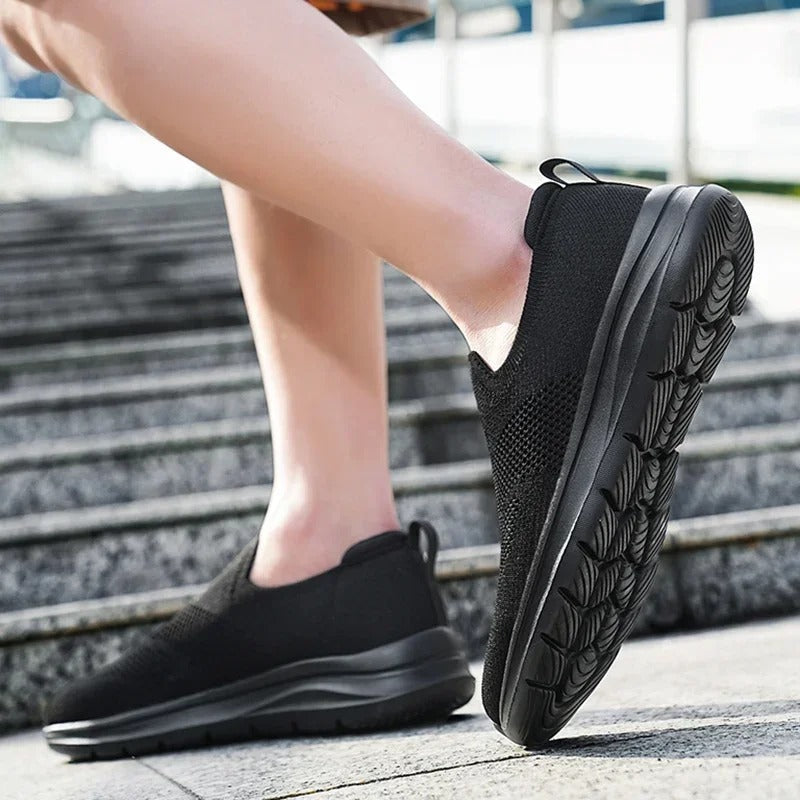 Unisex Breathable Knit Slip-On Sneakers
