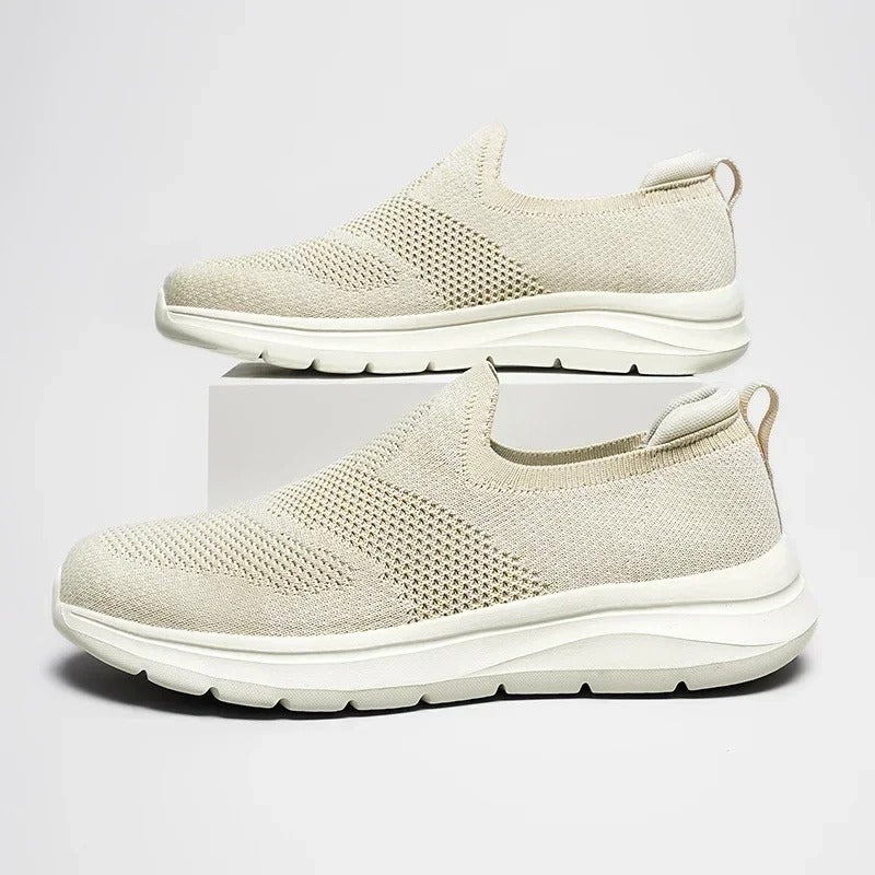 Unisex Breathable Knit Slip-On Sneakers
