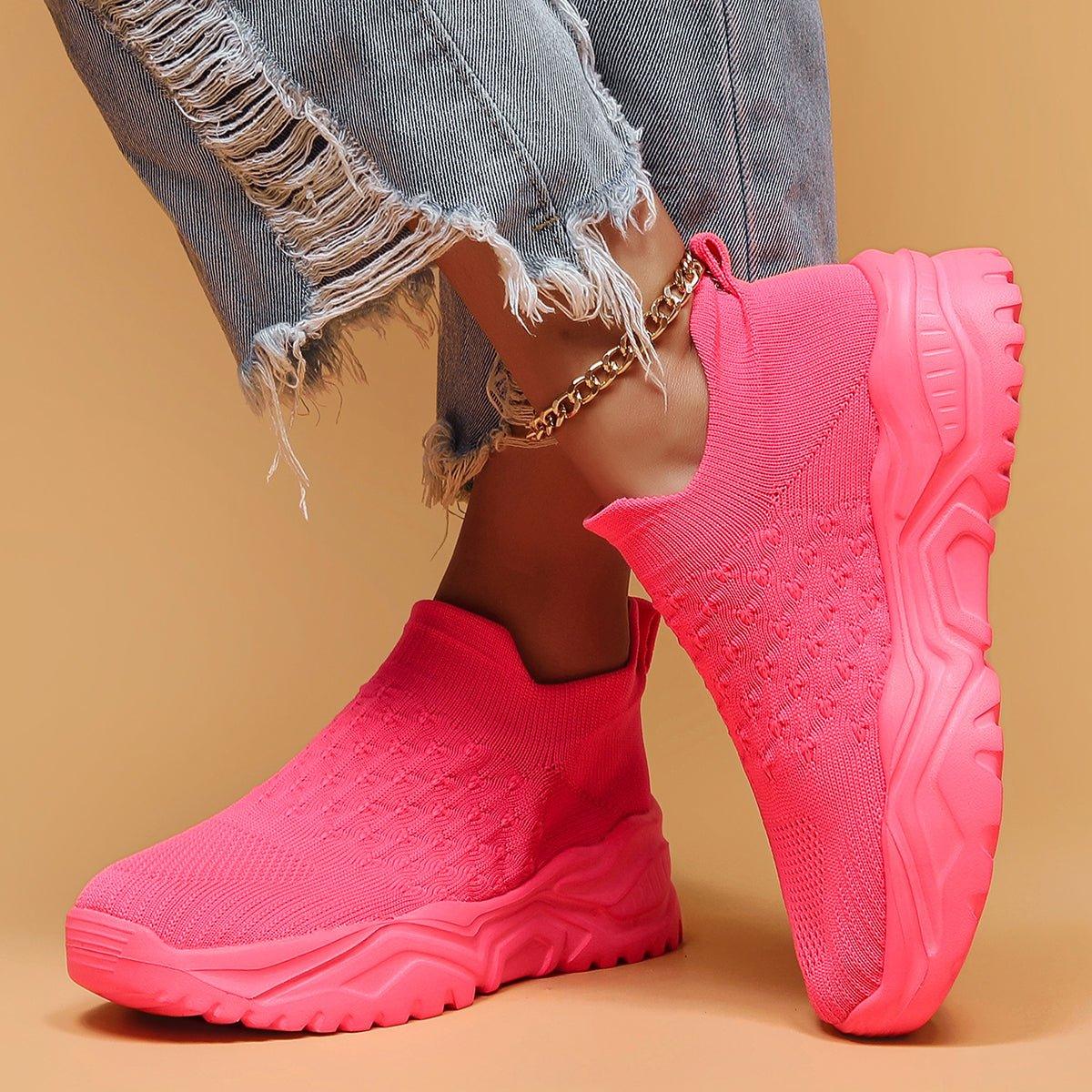 Barbie Pink Slip-On Shoes for Women and Men