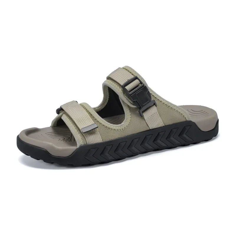 Men's Adjustable Outdoor Adventure Sandals with Traction Sole