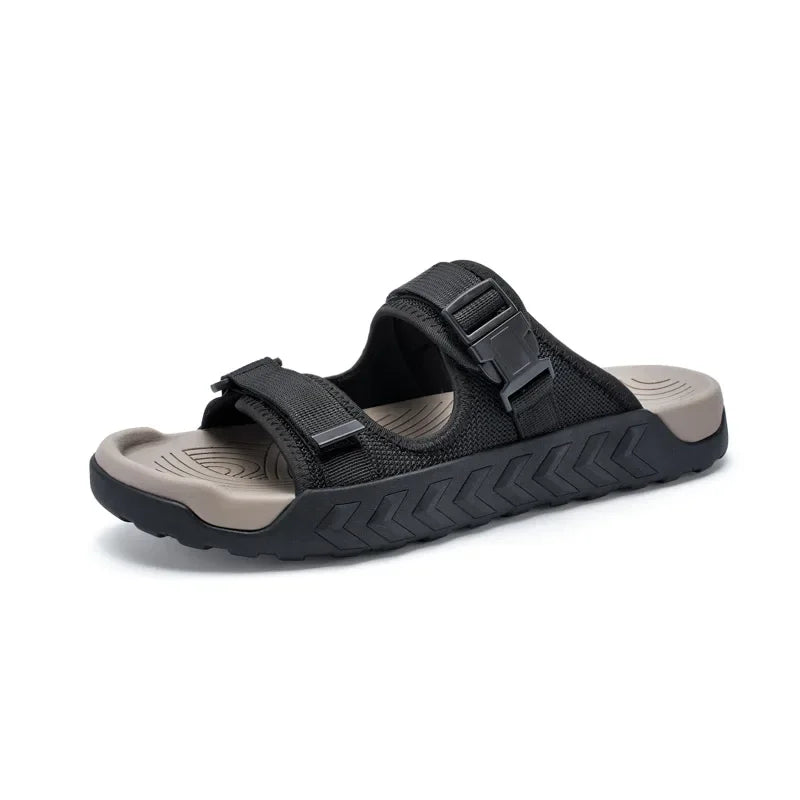 Men's Adjustable Outdoor Adventure Sandals with Traction Sole