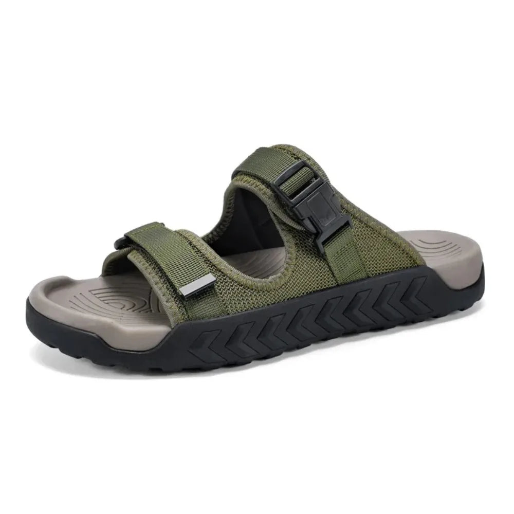 Men's Adjustable Outdoor Adventure Sandals with Traction Sole