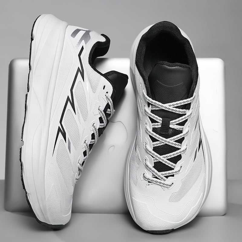 Men's Lightweight Trail Running Sneakers with Breathable Mesh and Wide Toe Box