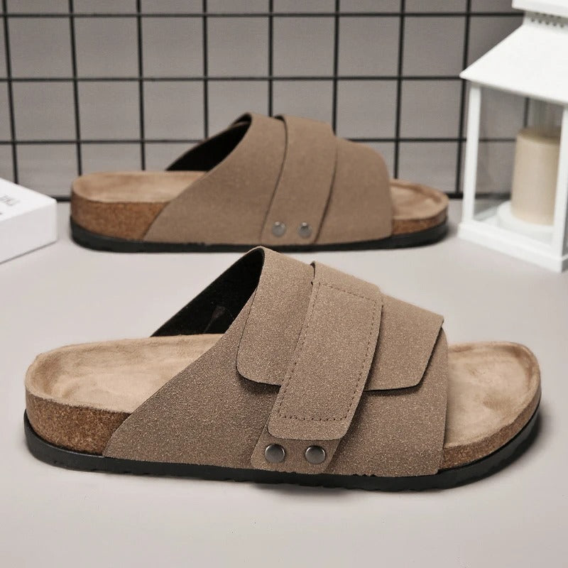 Comfort Slide Sandals with Cushioned Footbed and Soft Straps