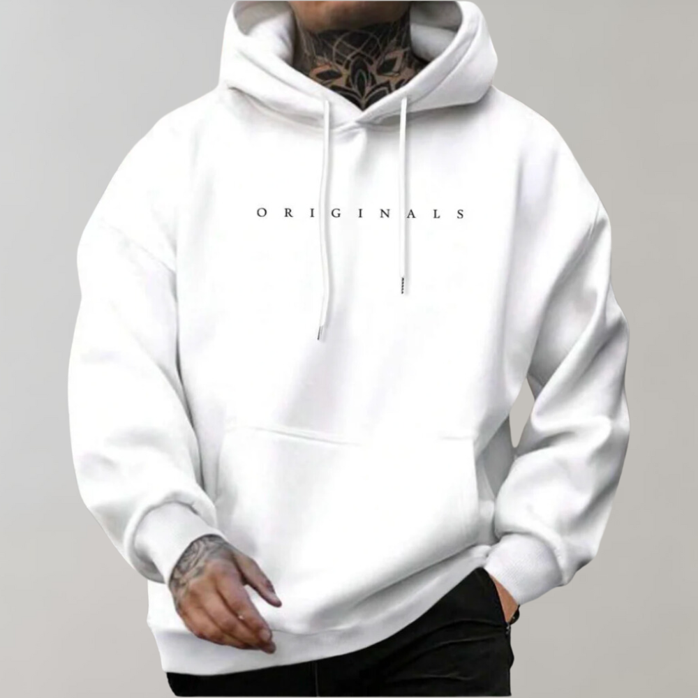 Minimalist Oversized Streetwear Hoodie for Men