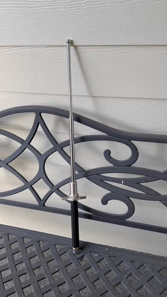 Adjustable Walking Stick with Stable Base and Non-Slip Grip