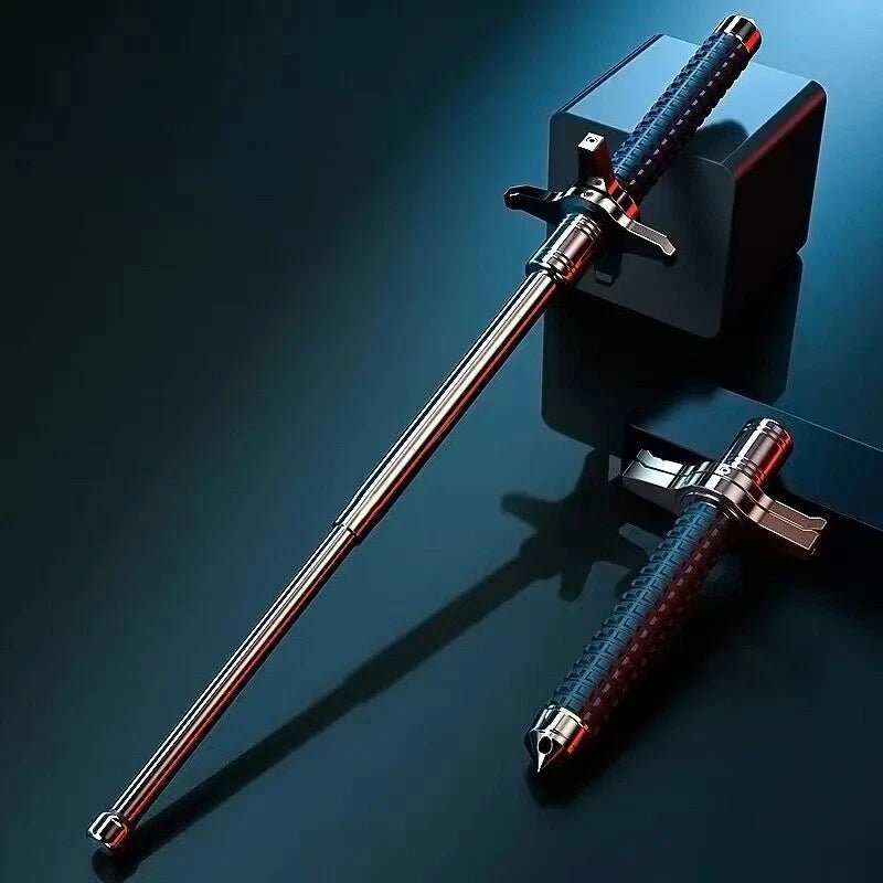 Adjustable Walking Stick with Stable Base and Non-Slip Grip