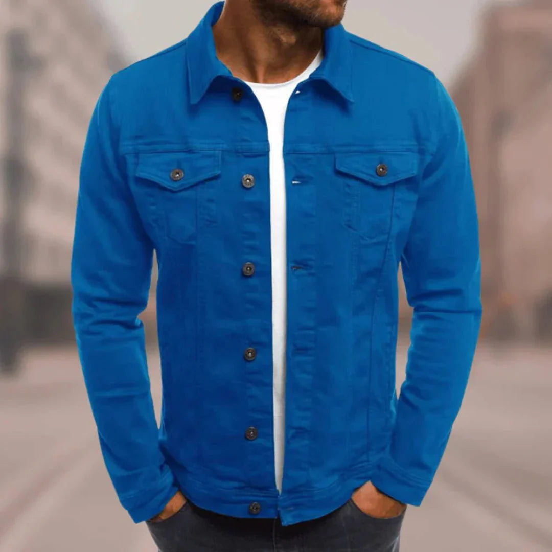 Denim Jacket for Men - Timeless Style and Comfortable Fit