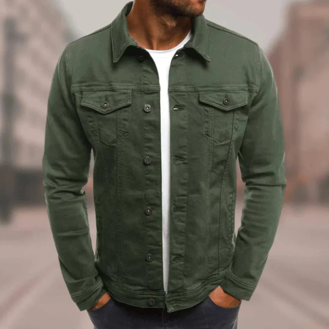 Denim Jacket for Men - Timeless Style and Comfortable Fit