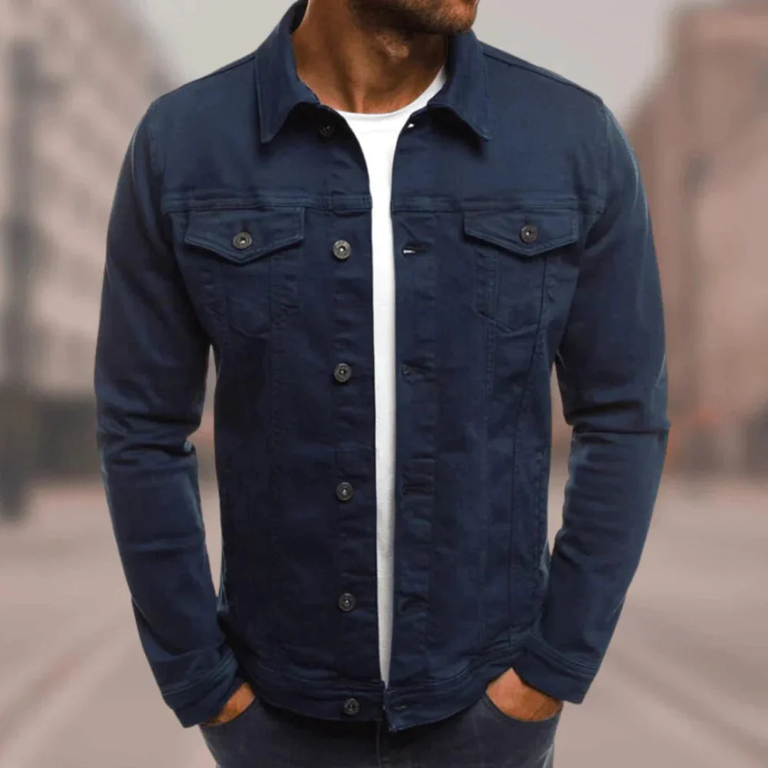 Denim Jacket for Men - Timeless Style and Comfortable Fit