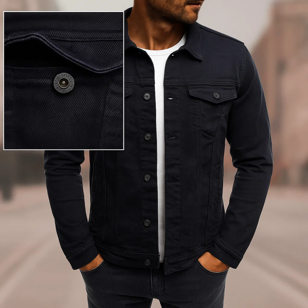 Denim Jacket for Men - Timeless Style and Comfortable Fit