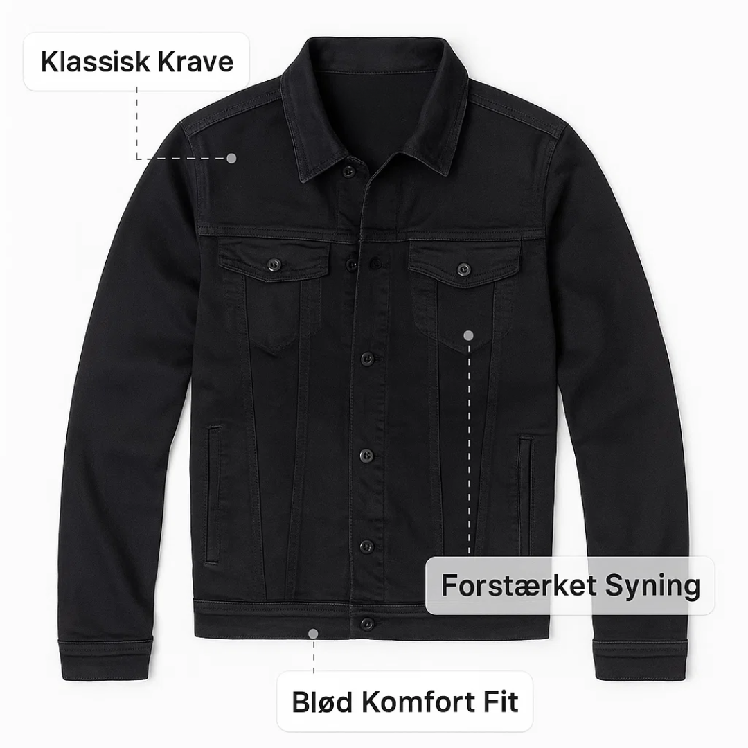 Denim Jacket for Men - Timeless Style and Comfortable Fit