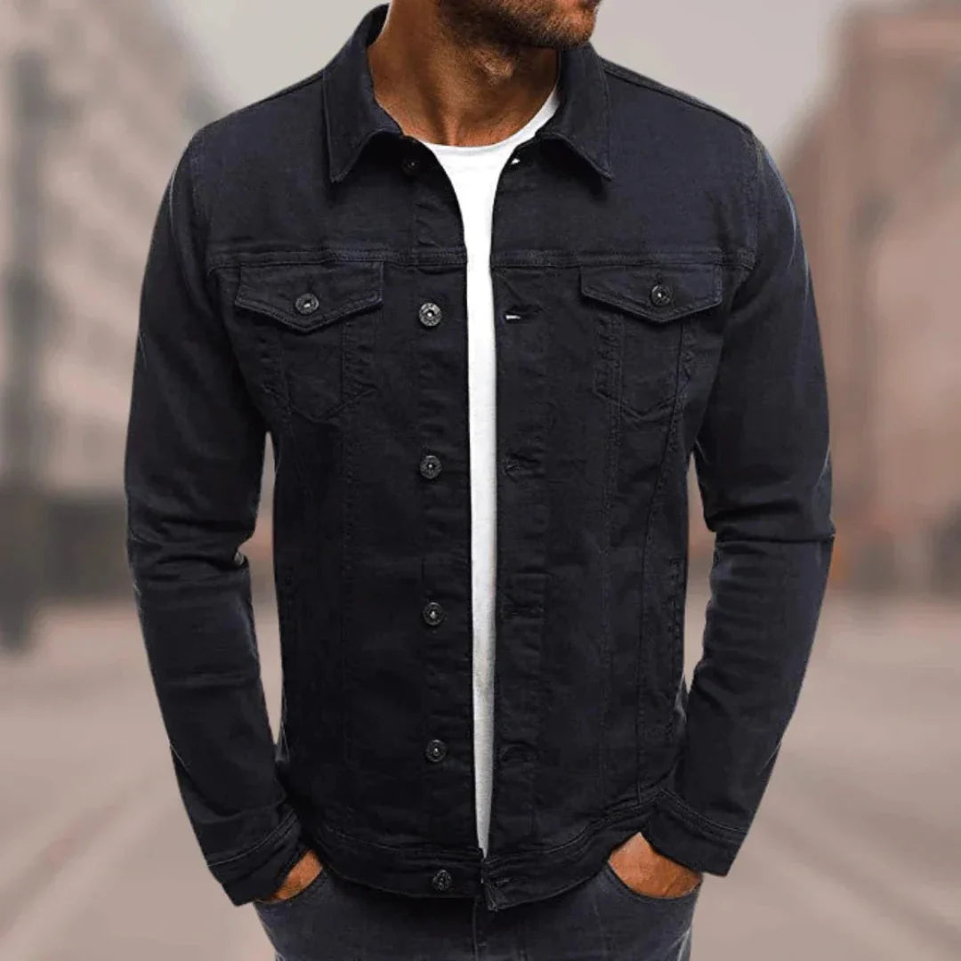 Denim Jacket for Men - Timeless Style and Comfortable Fit