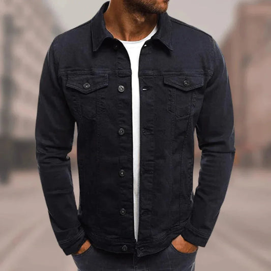 Denim Jacket for Men - Timeless Style and Comfortable Fit