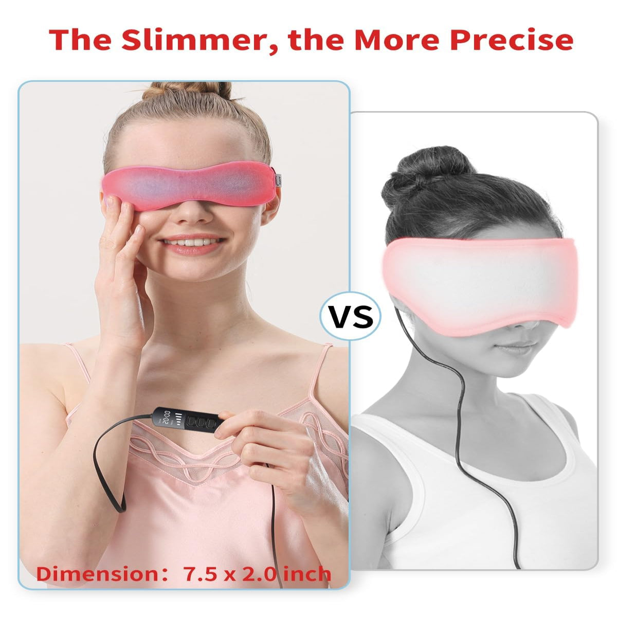 Heated Eye Mask with Graphene Technology and Adjustable Strap