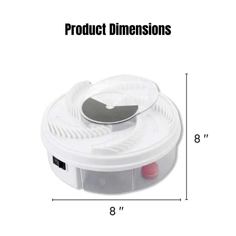 USB-Powered Silent Fly Trap with Eco-Friendly Bait Stations