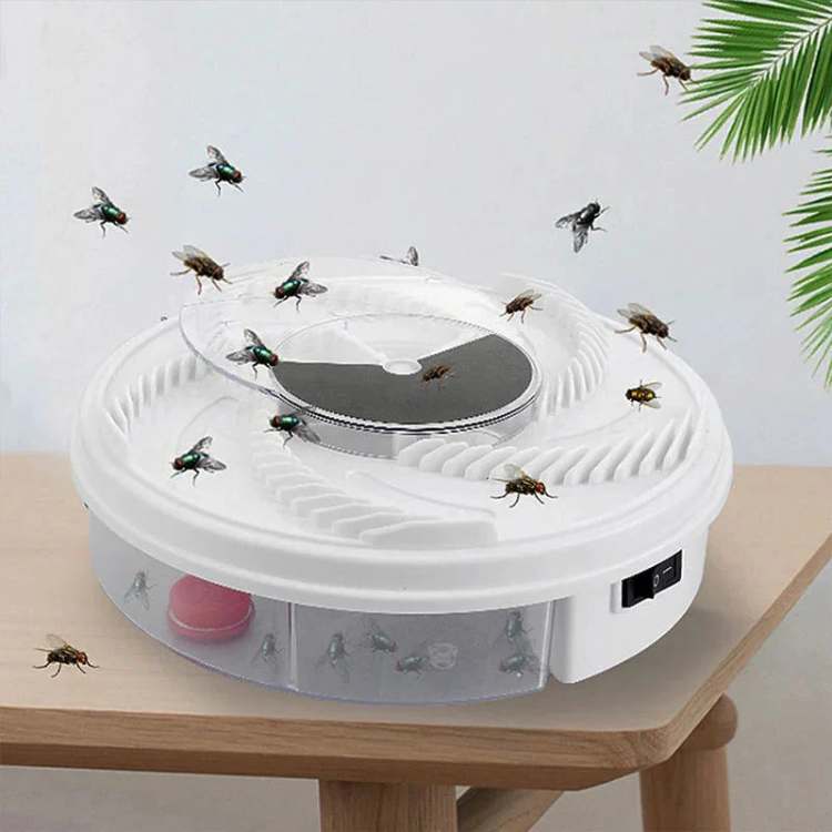 USB-Powered Silent Fly Trap with Eco-Friendly Bait Stations