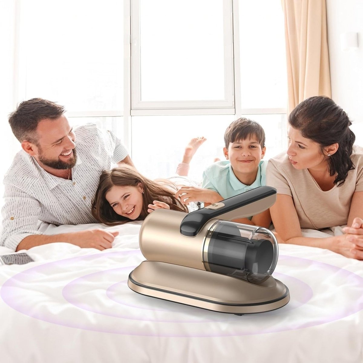 UV-C Mattress Cleaner with Triple Filtration System