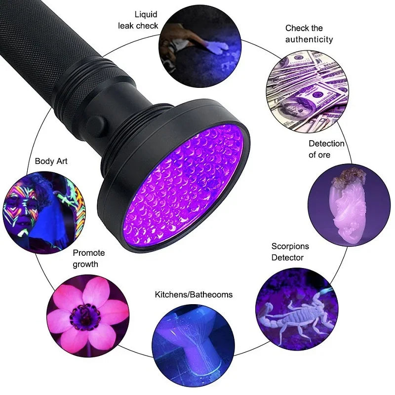 UV Flashlight for Detecting Bed Bugs and Stains