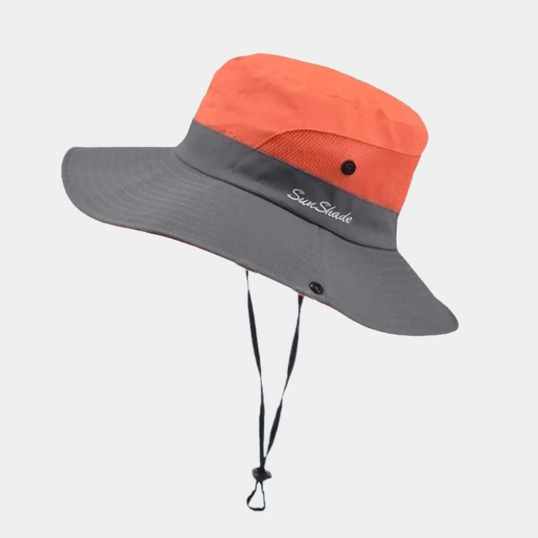 Wide Brim UPF 50+ Women's Sun Hat with Adjustable Chin Strap