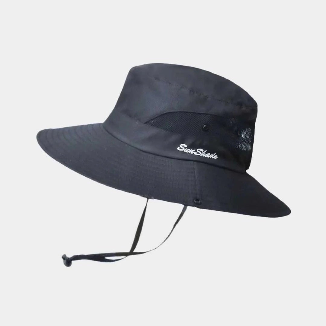 Wide Brim UPF 50+ Women's Sun Hat with Adjustable Chin Strap